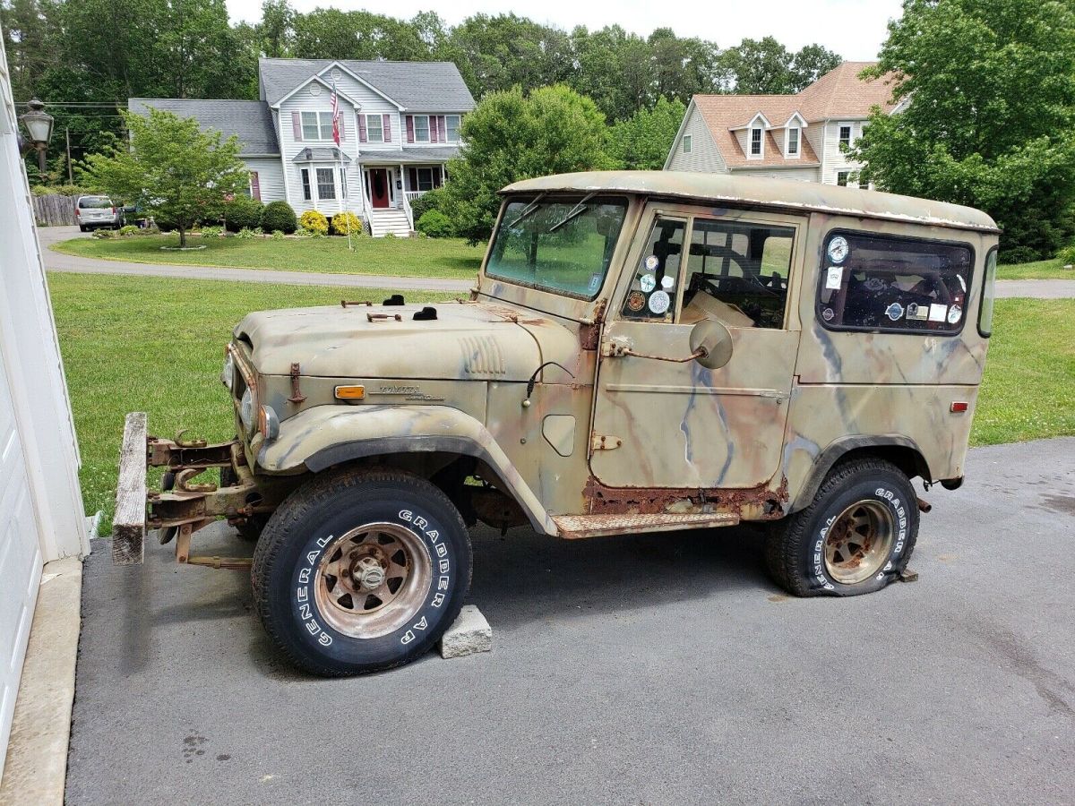 1971 Toyota Land Cruiser 40 SUV Green 4WD Manual 2dr 1971 Toyota Land Cruiser 40 2dr