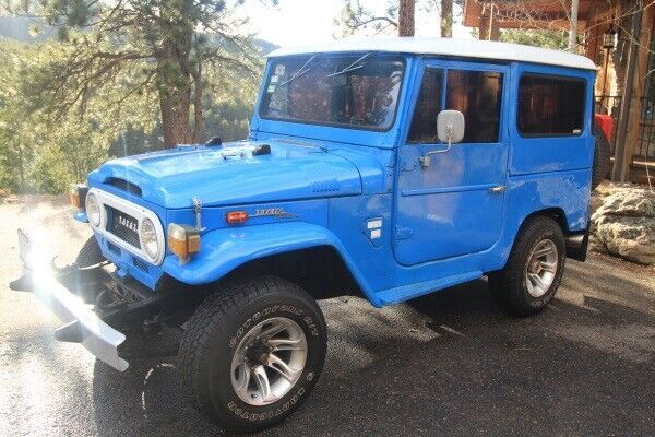 1971 Toyota Land Cruiser SUV Blue 4WD Manual FJ40 6 cyl 4x4 SUV 1971 Toyota Land Cruiser FJ40 6 cyl 4x4 SUV