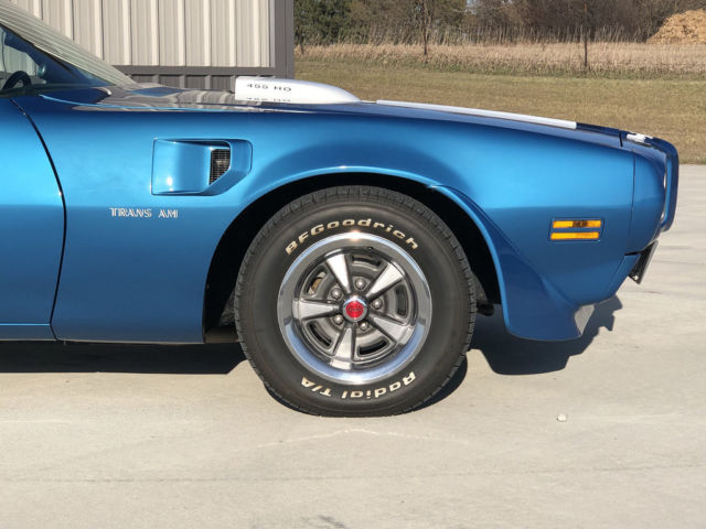1971 Pontiac Trans Am - 455 HO  4 Speed, AC, Lucerne Blue - photo 6