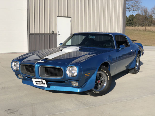 1971 Pontiac Trans Am - 455 HO  4 Speed, SD Heads, AC, Lucerne Blue - photo 2