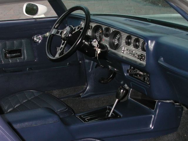 1971 Pontiac Trans Am white / blue interior - photo 4