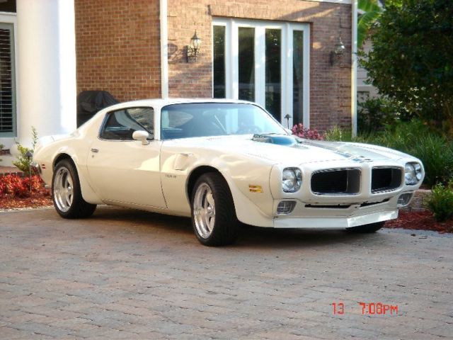 1971 Pontiac Trans Am white / blue interior - photo 7