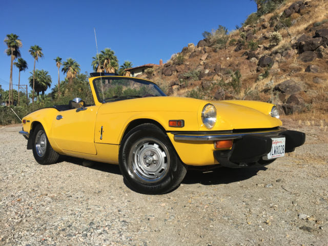 1971 Triumph Spitfire convertible - 58,000 original miles 1971 Triumph Spitfire Full Leather seats