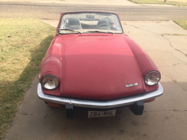 1971 Triumph Spitfire 1971 Triumph Spitfire Convertible    Make: Triumph