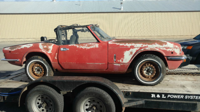 1971 Triumph Spitifire Convertable restoration project 1971 Triumph Spitfire