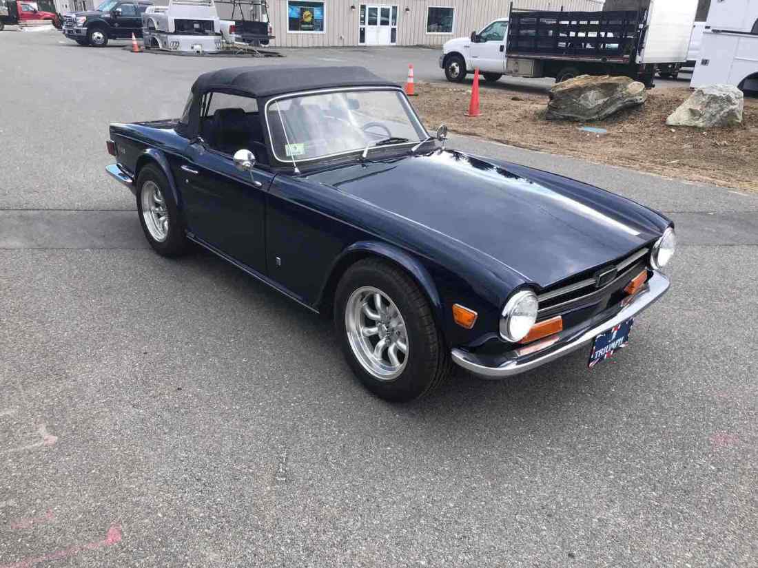 1971 Triumph TR 6 Convertible Blue RWD Manual 1971 Triumph TR 6
