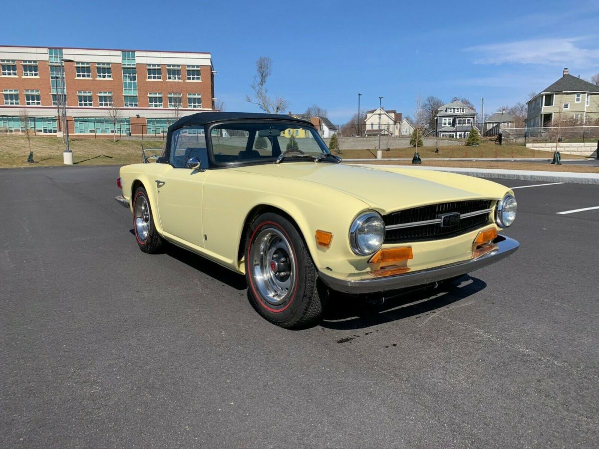 1971 Triumph TR-6 Roadster #'s Matching Engine 1971 Triumph TR-6