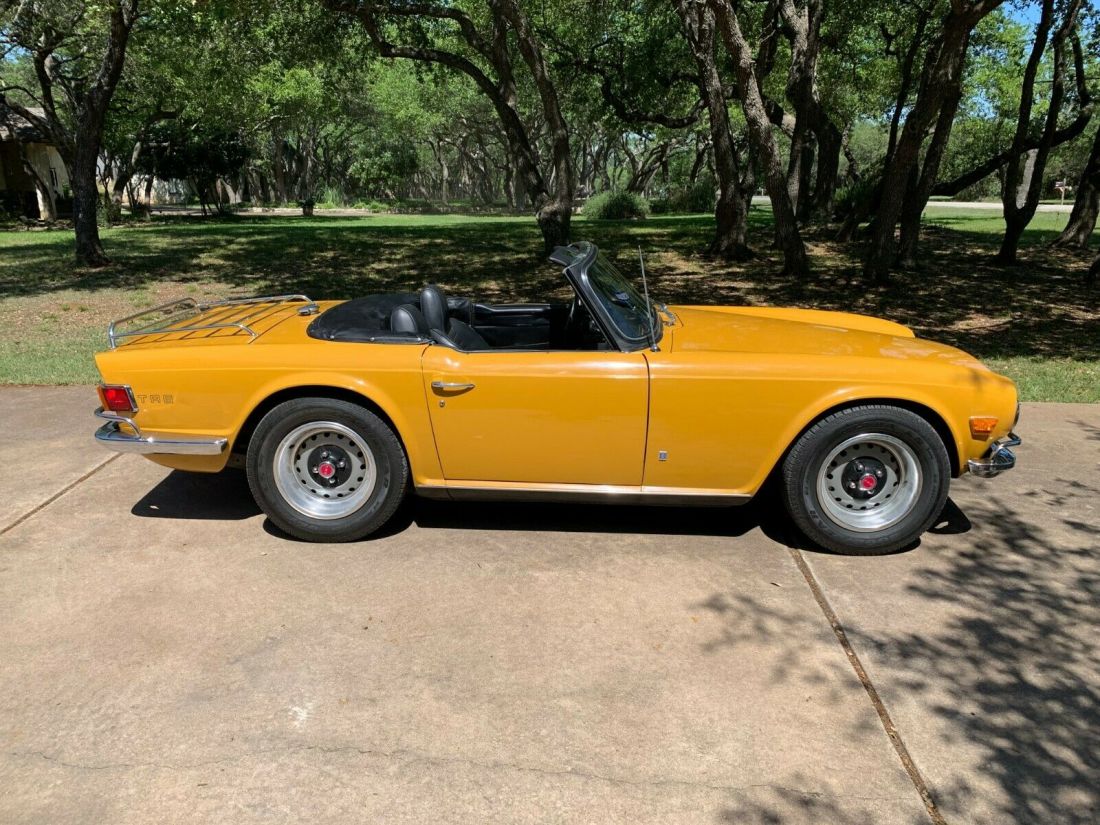 1971 TRIUMPH TR6 NO RUST TEXAS CAR OVERDRIVE NO RESERVE 1971 Triumph TR-6