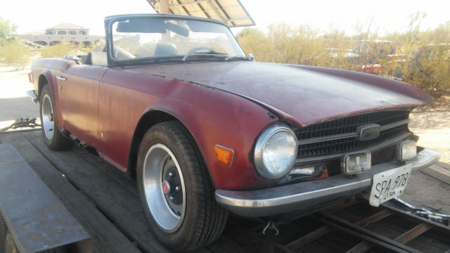 1971 Triumph TR6 project or parts car 1971 Triumph TR-6