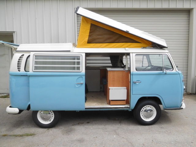 1971 Volkswagen Bus/Vanagon blue/white - photo 7