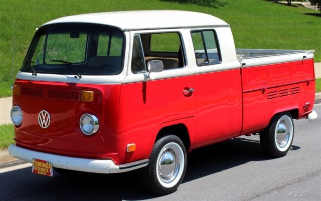 1971 Volkswagen Crew Cab Pickup, VERY RARE parts delivery truck 1971 Volkswagen Crew Cab Pickup Pickup