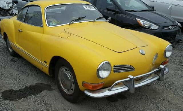 1971 Volkswagen Karmann Ghia Coupe 95518 Miles Yellow Coupe 4 Cyl Automatic 1971 Volkswagen Karmann Ghia Coupe