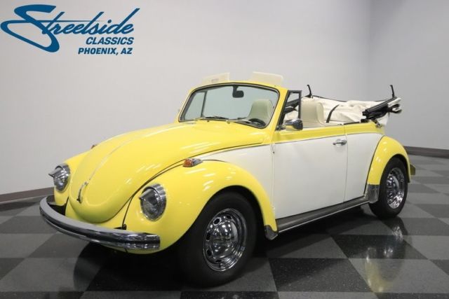 1971 Volkswagen Super Beetle Convertible 69584 Miles Canary Yellow Convertible 1 1971 Volkswagen Beetle-New Convertible