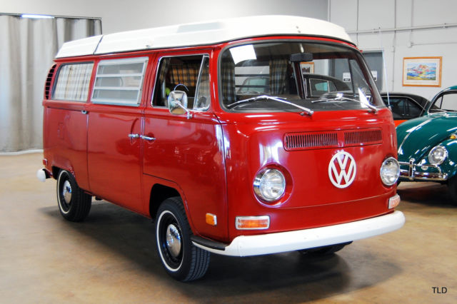 1971 Volkswagen Westfalia, Chianti Red with 54600 Miles available now! 1971 Volkswagen Bus/Vanagon Campmobile
