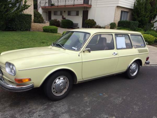 1971 VW 411 Squareback (Type 4) - 59,000 Miles! 1971 Volkswagen Squareback 411