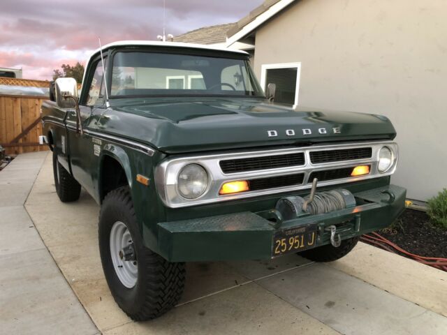 1971 W200 Dodge Power Wagon 1971 Dodge Power Wagon Camper Special