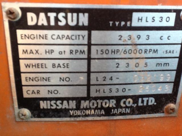 1971 Datsun Z-Series 240Z - photo 11