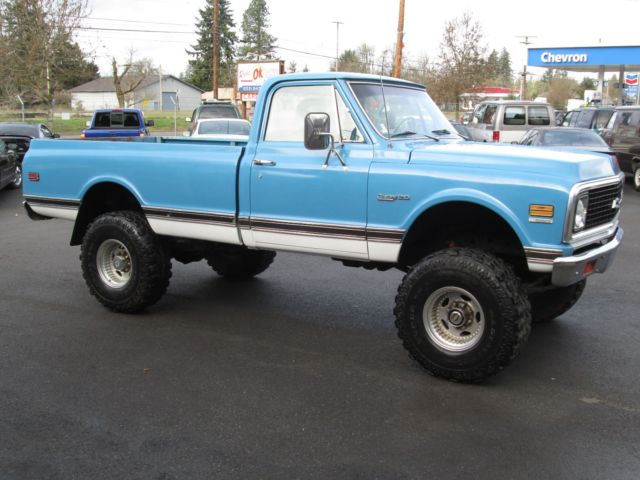 1972 3/4 Ton 4X4 Truck 3rd Owner 85385 Original Miles 350 Auto Lifted No Reserve 1972 Chevrolet C/K Pickup 2500 K-20