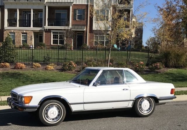 1972 450 SL CONVERTIBLE SMALL EURO BUMPERS HTF PRISTINE INTERIOR SEATS 1972 Mercedes-Benz SL-Class 450 SL