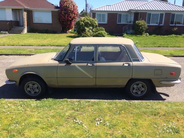 1972 Alfa Romeo Berlina Iniezione