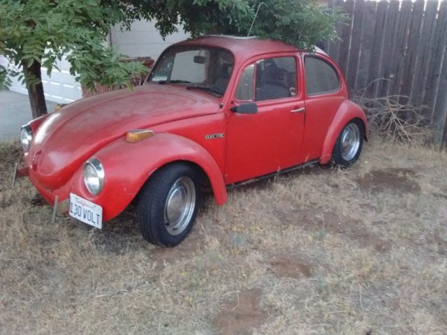 1972 All Electric EV Super Beetle 120 Volt System (130VDC) Warp 9, 230VAC Charge 1972 Volkswagen Beetle - Classic