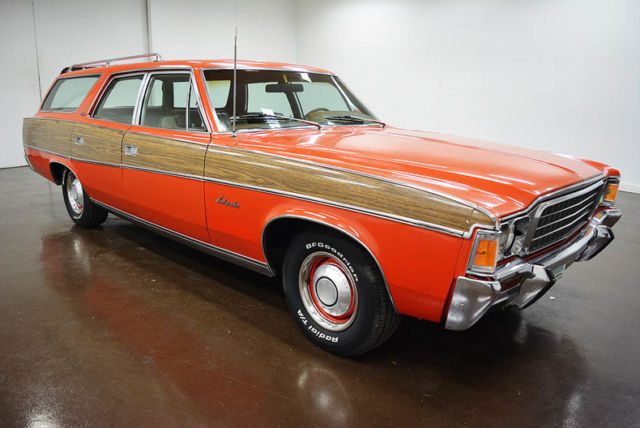 1972 AMC Ambassador Wagon  64863 Miles Orange Station Wagon 360 V8 727 1972 AMC Ambassador Wagon --