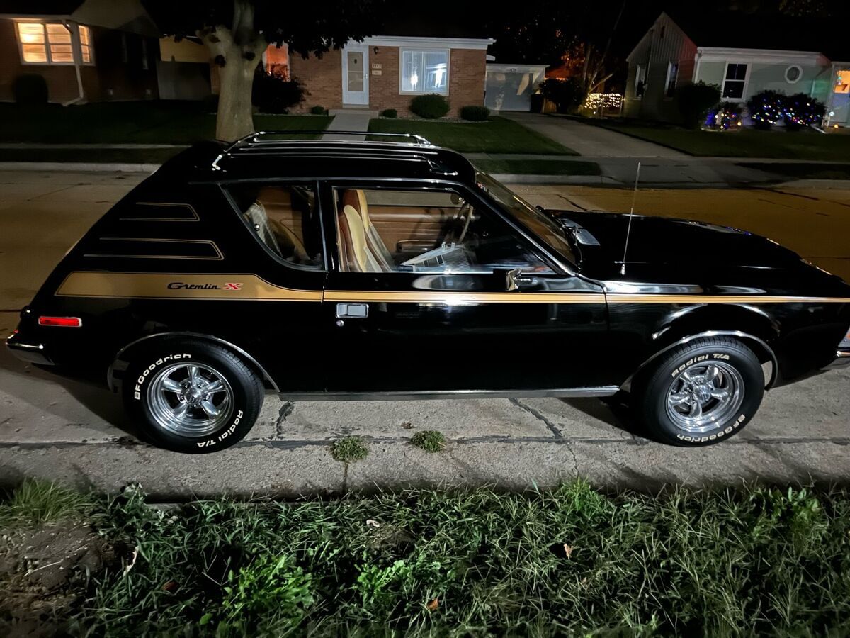 1972 AMC Gremlin 3.8 Hatchback Black RWD Automatic X 1972 AMC Gremlin X