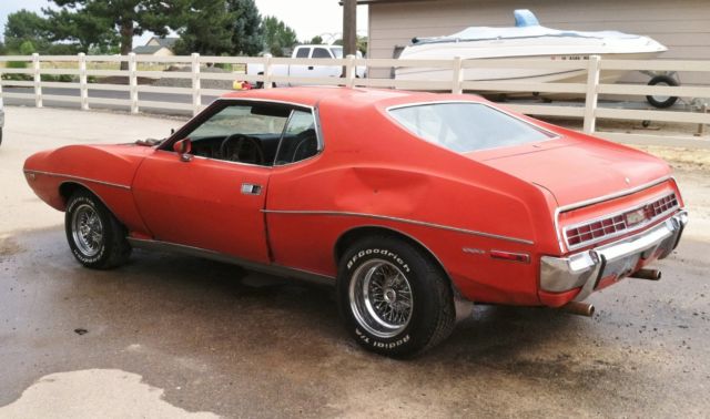 1972 AMC Javelin SST 360, 4-bl, Auto, Optioned 1972 AMC AMX