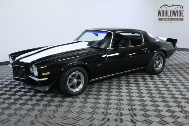 1972 Black 454 BIG BLOCK V8. Z28 SPLIT BUMPER 4 SPEED! 1972 Chevrolet Camaro 454 BIG BLOCK V8. Z28 SPLIT BUMPER 4 SPEED