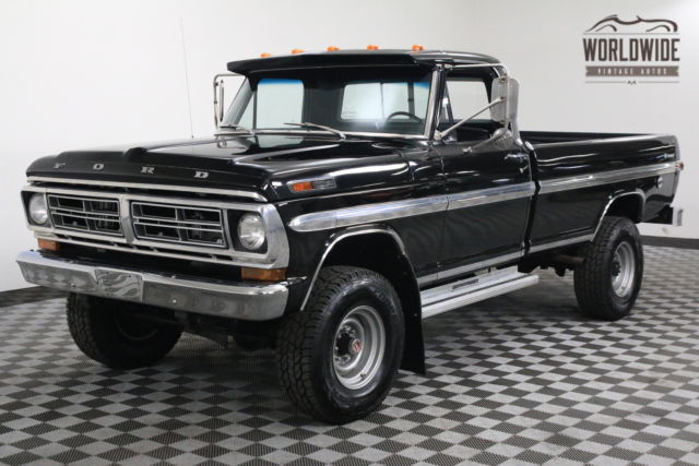 1972 Black FRAME OFF RESTORED 4X4 REBUILT V8 GORGEOUS! 1972 Ford F-250 FRAME OFF RESTORED 4X4 REBUILT V8 GORGEOUS