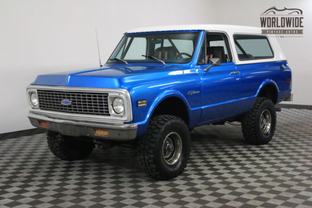 1972 Blue RESTORED FIRST GENERATION CONVERTIBLE! 1972 Chevrolet Blazer RESTORED FIRST GENERATION CONVERTIBLE