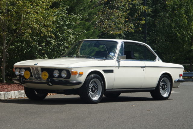 1972 BMW 3.0CSi Base 3.0L Extremely rare CSI model well documented collector car 1972 BMW 3-Series