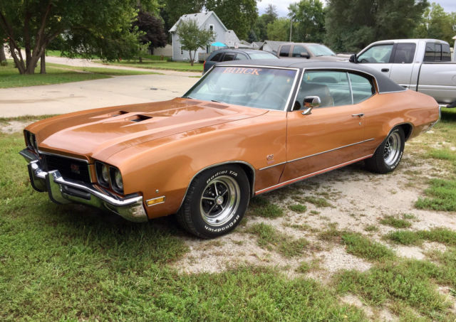 1972 Buick GS, 350 2-dr Hardtop, Numbers Matching Gran Sport, Console 1972 Buick GS 350