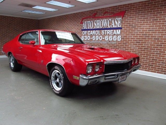 1972 BUICK GS 455 BIG BLOCK AUTOMATIC RED WHITE INTERIOR FRESH PAINT SKYLARK 1972 Buick Skylark