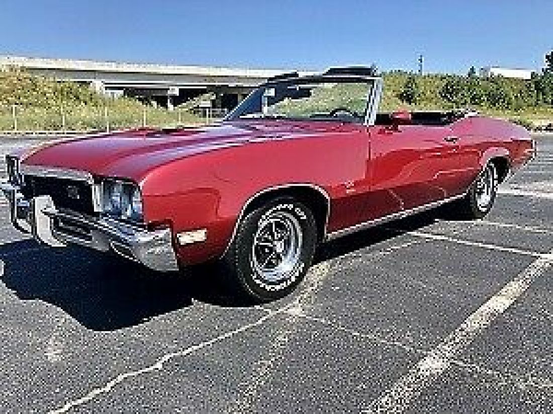 1972 Buick GS350 81480 Miles Deep Red/White 1972 Buick GS350