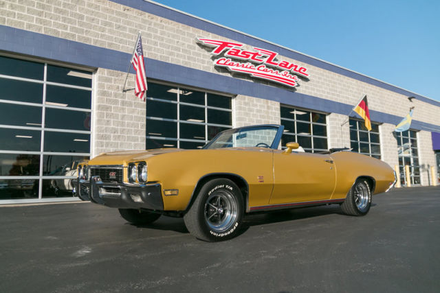 1972 Buick GS455 Convertible Numbers Matching V8 Factory Air Conditioning 1972 Buick Skylark