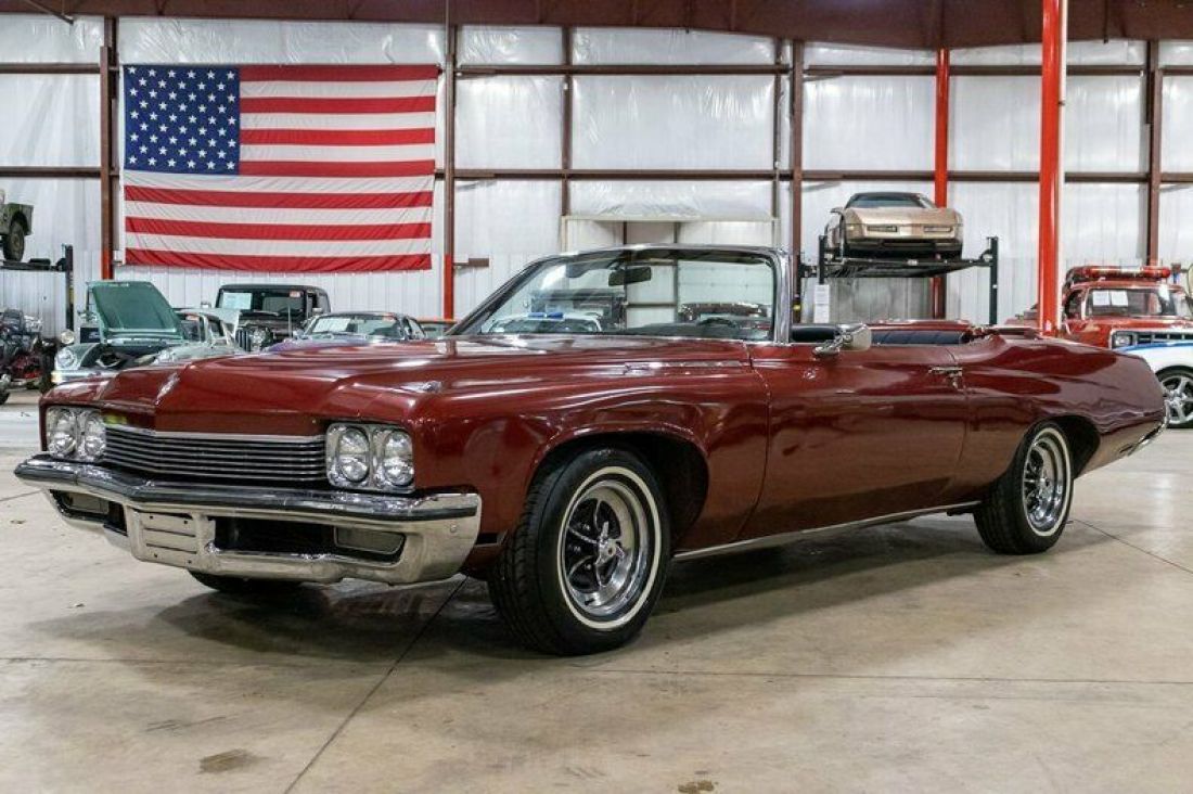 1972 Buick LeSabre 88654 Miles Burgundy Convertible 350ci V8 Automatic 1972 Buick LeSabre