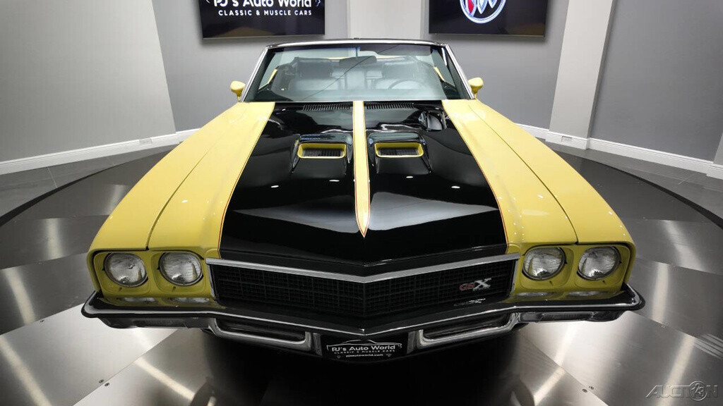 1972 Buick Skylark Factory Sunburst Yellow, Power Top, Ram Air Hood! - photo 10