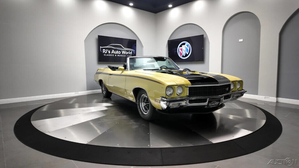 1972 Buick Skylark Factory Sunburst Yellow, Power Top, Ram Air Hood! - photo 11