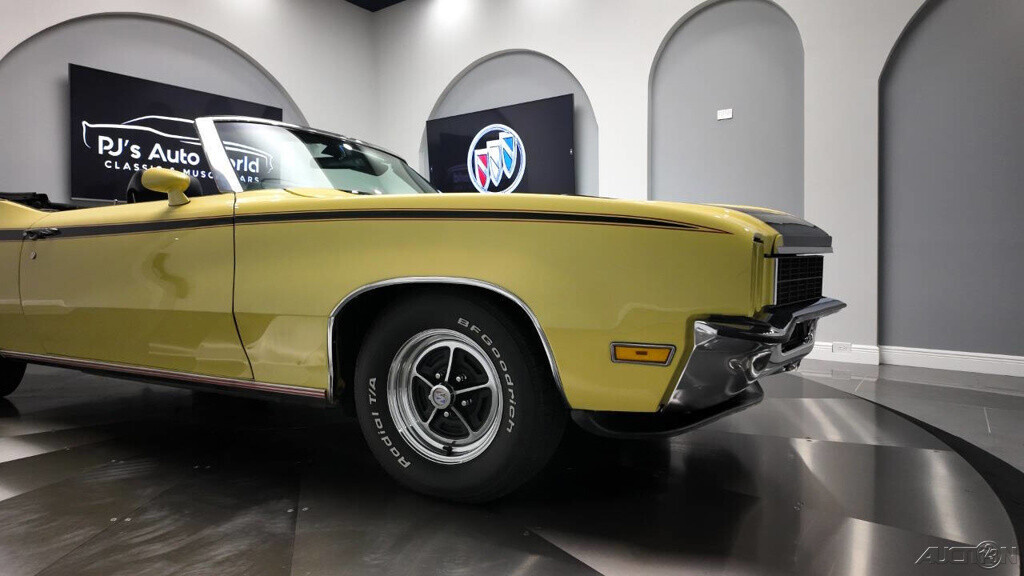1972 Buick Skylark Factory Sunburst Yellow, Power Top, Ram Air Hood! - photo 12