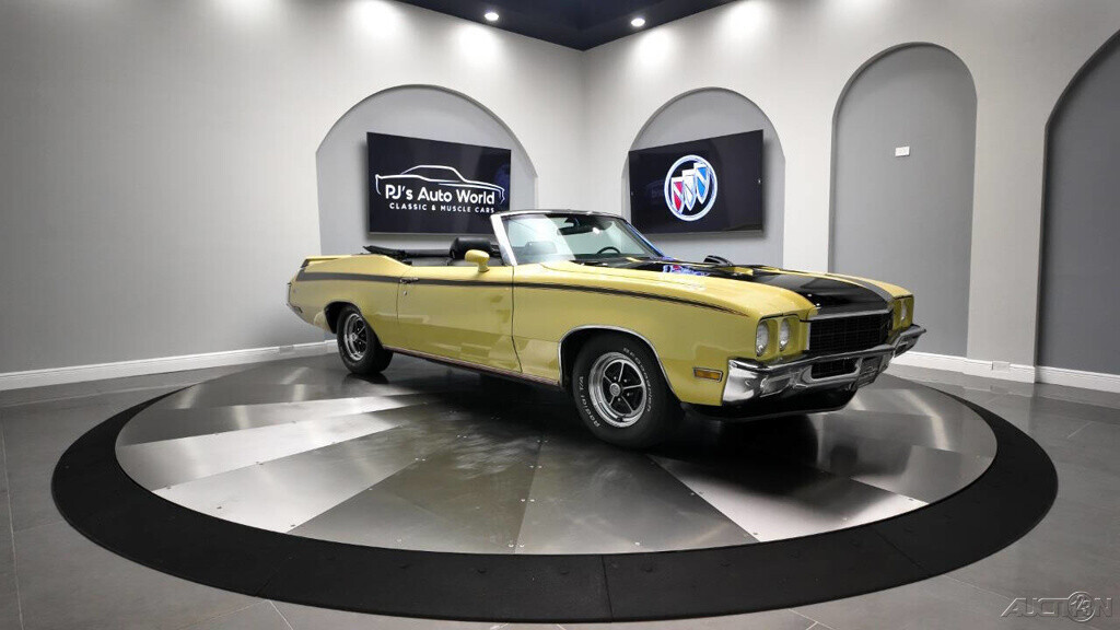 1972 Buick Skylark Factory Sunburst Yellow, Power Top, Ram Air Hood! - photo 6
