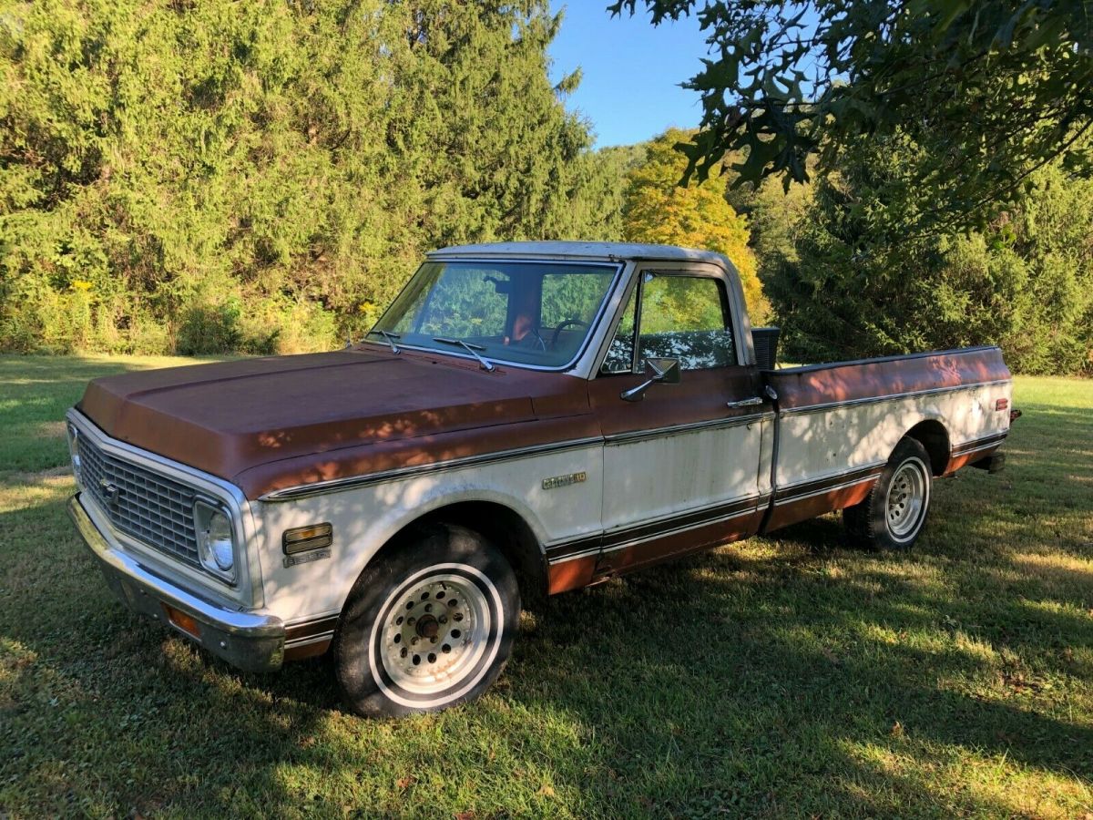 1972 C-10 CHEYANNE CHEVY CHEVROLET PICKUP-RESTORATION PROJECT - PICK UP ONLY 1972 Chevrolet C-10