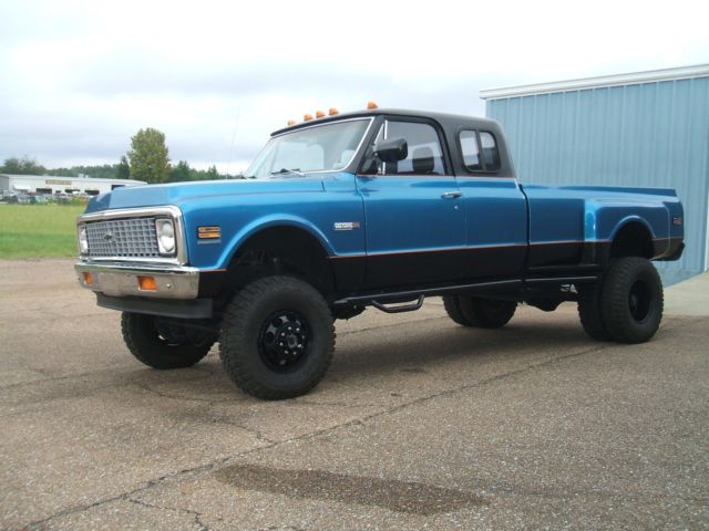 1972 C30 Super Cheyenne 1 ton 4WD custom extended cab Cummins diesel 1972 Chevrolet C/K Pickup 3500