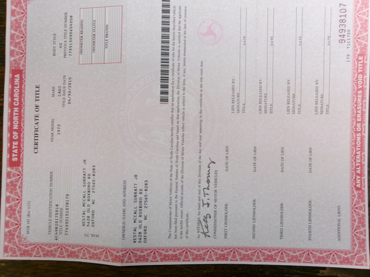 1972 Cadillac Other - photo 13