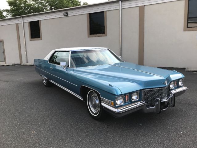1972 CADILLAC DEVILLE 63,000 ORIGINAL MILES 2 OWNER CAR RUST FREE ORIGINAL FIND 1972 Cadillac DeVille