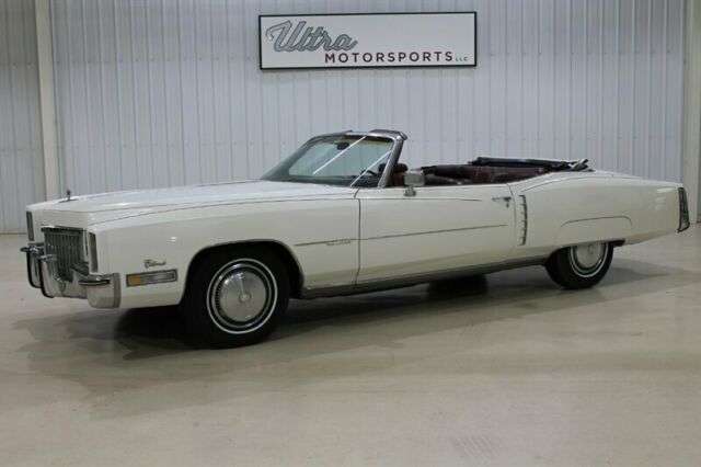1972 Cadillac Eldorado 87234 Miles White 500 cubic inch Automatic 1972 Cadillac Eldorado --