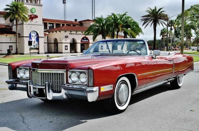 1972 Cadillac Eldorado Convertible Absolutely Gorgeous Low Miles 1972 Cadillac Eldorado Convertible Absolutely Gorgeous Low Miles