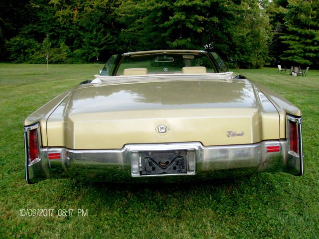 1972 Cadillac Eldorado Convertible V8 - photo 8
