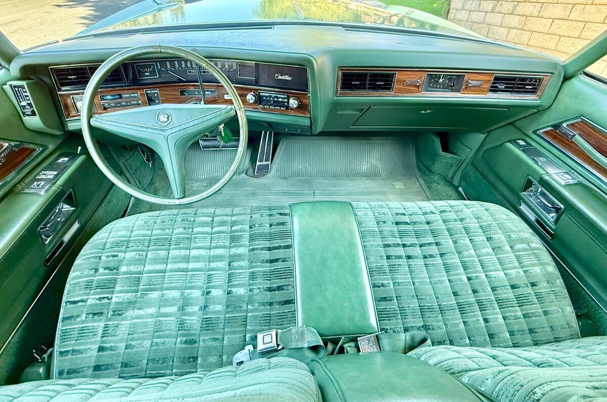 1972 Cadillac Eldorado FLEETWOOD Interior, Body by Fisher, 7955 Miles - photo 13