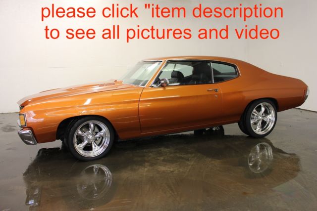 1972 Chevrolet Chevelle 350 auto 4 wheel disc brakes PS bucket seats conso - photo 4